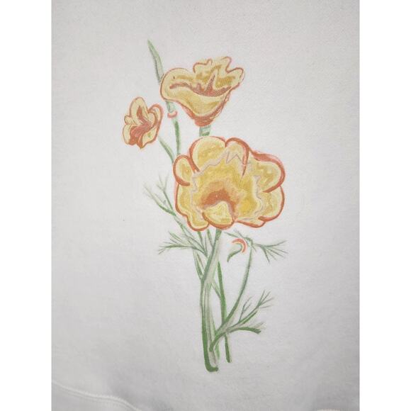 Hollister Hoodie Sweatshirt Mens Large White Heaven Sent Los Angeles Full Zip - Picture 7 of 16